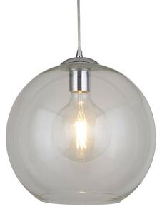 Searchlight 1632CL Balls One Light Celing Pendant In Chrome And Clear Glass - Width: 300mm