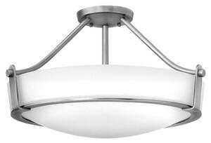 HK/HATHAWAY/SFS N Hathaway 3 Light Semi Flush Ceiling Mount Light In Antique Nickel