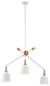 KL/DANIKA3 Danika 3 Light Linear Ceiling Chandelier Light In White