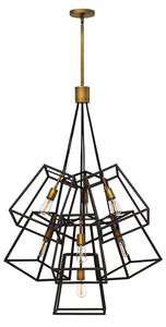 HK-FULTON-7P Fulton 7 Light Chandelier Ceiling Light In Bronze