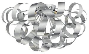 Dar RAW0550 Rawley 5 Light Brushed Aluminium Ceiling Light