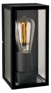 Firstlight Dallas 3424 Black Exterior Box wall Light IP44