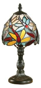 Interiors 1900 64246 Lorette Tiffany Mini Table Lamp With Shade: Height - 320mm