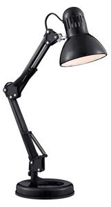 Searchlight 2429BK Hobby 1 Light Table Lamp In Shiny Black