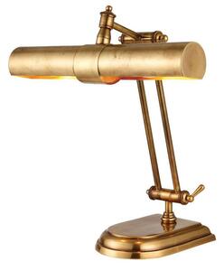 Interiors 1900 69834 Winchester 2 Light Table Lamp In Mellow Brass
