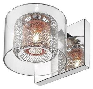 Impex PGH606101/01/WB/CH Laure One Light Wall Light In Chrome And Copper