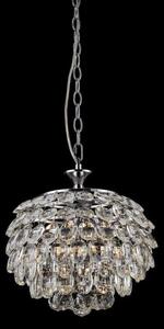 Impex CF311201/03/CH Adaliz Three Light Ceiling Pendant Light In Chrome