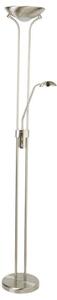 Searchlight 5430SS LED Mother And Child Two Light Floor Light In Satin Silver