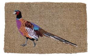 Pheasant Coir Doormat Brown