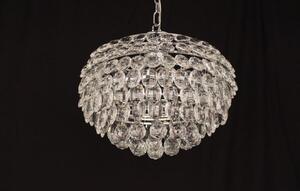 Impex CF311201/04/CH Adaliz Four Light Ceiling Pendant Light In Chrome