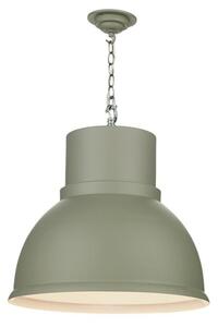 David Hunt Lighting SHO8199 Shoreditch One Light Ceiling Pendant Light In Powder Grey - Large: Dia - 490mm