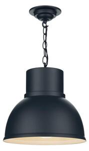 David Hunt Lighting SHO0199 Shoreditch One Light Ceiling Pendant Light In Smoke Blue - Small: Dia - 310mm