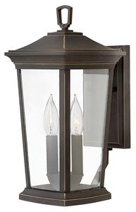HK-BROMLEY2-M Bromley 2 Light Medium Wall Lantern Light In Oil Rubbed Bronze