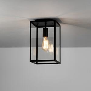 Astro 1095021 Homefield One Light Outdoor Flush Ceiling Light In Black