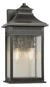 Elstead QZ-LIVINGSTON2-M Livingston 2 Light Medium Wall Lantern Light In Imperial Bronze