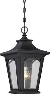 QZ/BEDFORD8/S Bedford 1 Light Small Chain Lantern Ceiling Light In Mystic Black