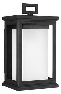 FE-ROSCOE-S Roscoe 1 Light Small Wall Lantern Light In Textured Black - Height: 293mm