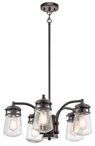 Elstead KL-LYNDON-5P Lyndon 5 Light Outdoor Chandelier Ceiling Light In Architectural Bronze