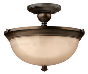 HK/MAYFLOWER/SF Mayflower 3 Light Semi Flush Ceiling Light In Olde Bronze