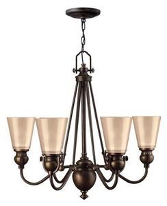 HK/MAYFLOWER6 Mayflower 6 Light Ceiling Chandelier Light In Olde Bronze