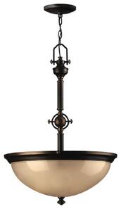 HK/MAYFLOWER/P/C Mayflower 3 Light Ceiling Pendant Light In Olde Bronze