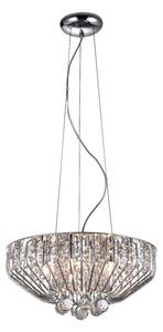 Impex Marco Five Light Ceiling Pendant Light In Chrome