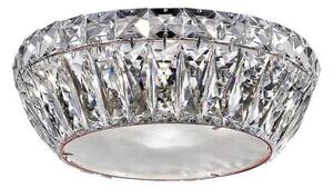 Impex LED1705/04/PL/RG Armel Four Light Flush Ceiling Light In Rosy Gold - Dia: 310mm