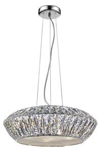 Impex LED1705/05/CH Armel Five Light Ceiling Pendant Light In Chrome - Dia: 310mm