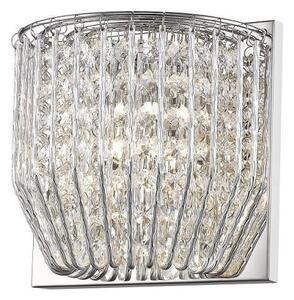 Impex Marco One Light Wall Light In Chrome