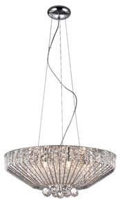 Impex Marco Seven Light Ceiling Pendant Light In Chrome