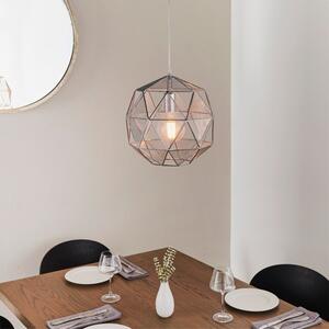Endon 72817 Armour One Light Pendant Light In Chrome Plate