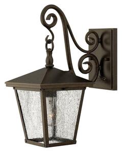 HK/TRELLIS2/S Trellis 1 Light Small Wall Lantern Light In Regency Bronze - Height: 387mm