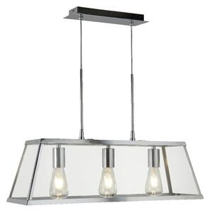 Searchlight 4613-3CC Voyager Three Light Horizontal Ceiling Lantern Light In Chrome