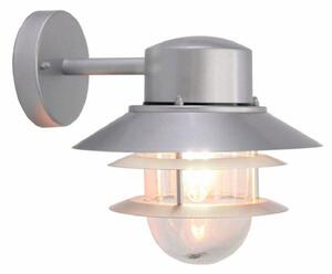 Elstead COPENHAGEN Copenhagen 1 Light Wall Lantern Light In Silver