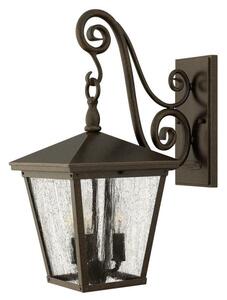HK/TRELLIS2/M Trellis 3 Light Medium Wall Lantern Light In Regency Bronze - Height: 502mm