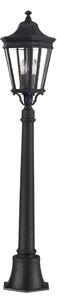 FE-COTSLN4-M BK Cotswold Lane 2 Light Medium Pillar Light In Black