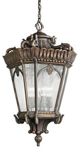 Elstead KL-TOURNAI8-M Tournai 1 Light Medium Chain Lantern Ceiling Light In Londonderry