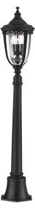 Elstead FE-EB4-M-BLK English Bridle 3 Light Medium Bollard Light In Black