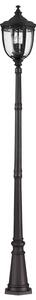 ElsteadFE-EB5-L-BLK English Bridle 3 Light Large Lamp Post Light In Black