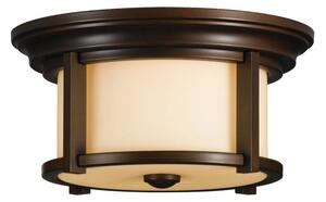 Elstead FE-MERRILL-F Merrill 2 Light Flush Mount Ceiling Light In Heritage Bronze