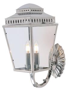 Elstead MANSION-HOUSE-WB1-PN Mansion House 3 Light Wall Lantern Light In Polished Nickel