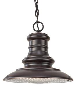Elstead FE/REDDING8/M RB Redding Station 1 Light Medium Chain Ceiling Light In Restoration Bronze