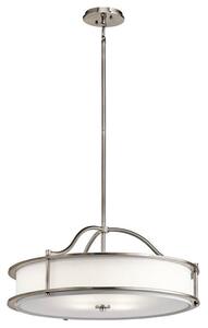 KL/EMORY/P/M CLP Emory 4 Light Chandelier/Semi Flush Ceiling Light In Classic Pewter
