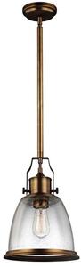 FE/HOBSON/P/M AB Hobson 1 Light Medium Ceiling Pendant Light In Aged Brass