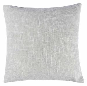 Homescapes Textured Light Grey Cushion Cover, 45 x 45 cm