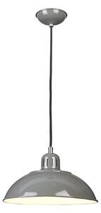 Elstead FRANKLIN/P GY Franklin 1 Light Ceiling Pendant Light In Grey