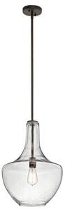 KL/EVERLY/P/M OZ Everly 1 Light Medium Ceiling Pendant Light In Olde Bronze