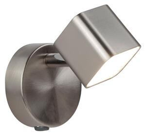 Searchlight 4231SS Quad One Light Wall Spotlight In Satin Silver And Glass
