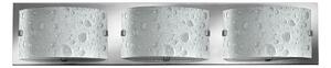 HK/DAPHNE3 BATH Daphne 3 Light Bathroom Wall Light In Polished Chrome