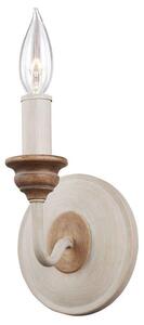 FE/HARTSVILLE1 Hartsville 1 Light Wall Light In Chalk Washed /Beachwood